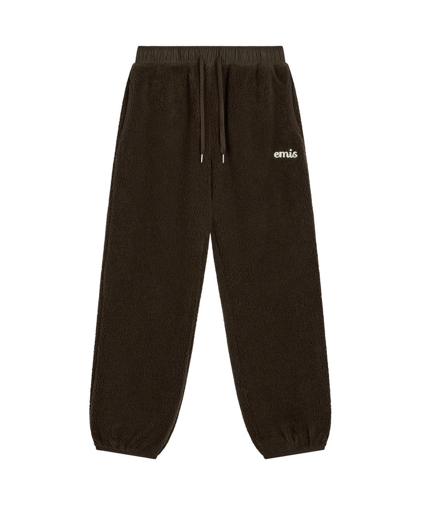 Imiseu (W) Fleece Jogger Pants-Brown