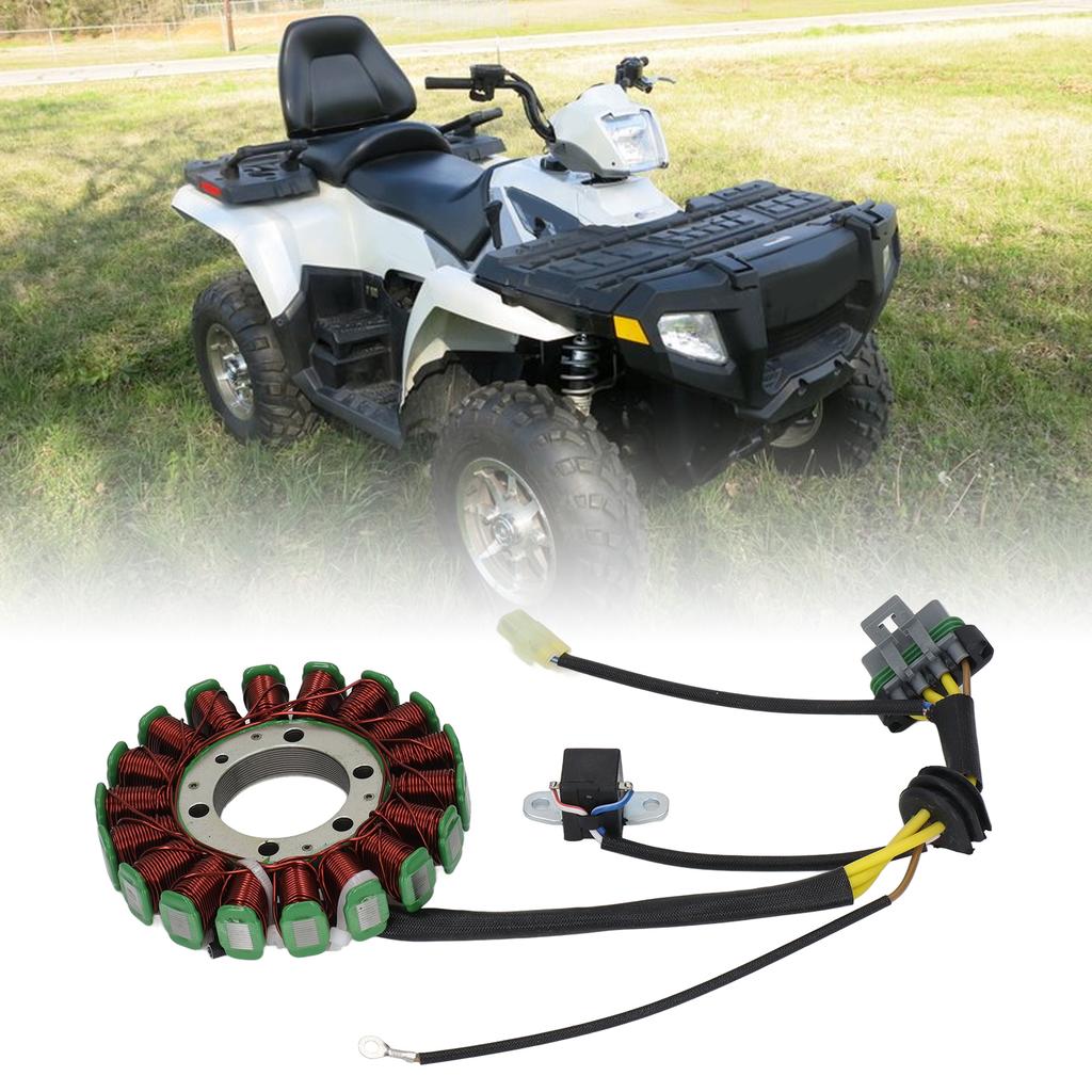 ATV Electrical Magneto Stator Copper Coil Assembly 3089959 Replacement for Sportsman 500 2006‑2009