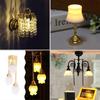 1:12 Miniature LED Golden Light 10 Styles Ceiling Lamp Chandelier Doll House Accessories