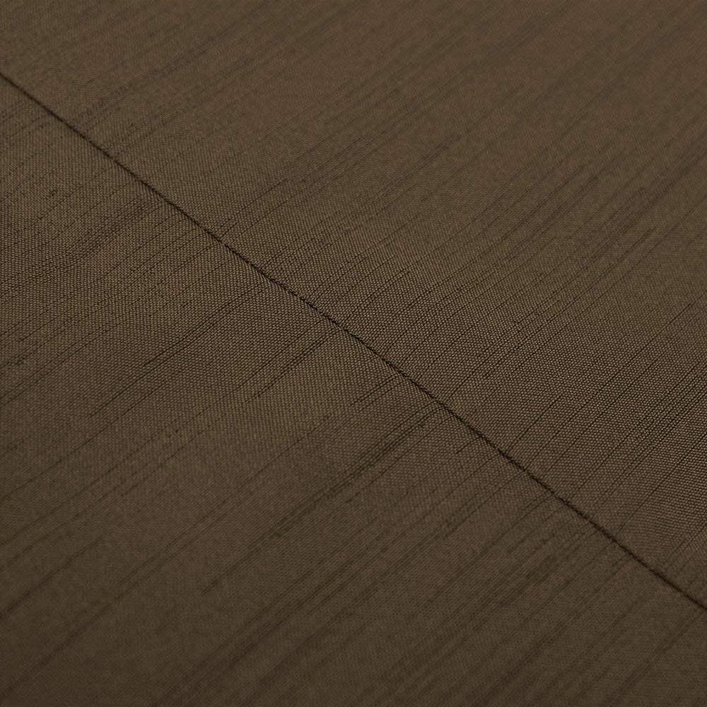 Single Plain Pongee [Kyouetsu] Kimono, Washable, Clothes, Fabric, Men's (LL, Chestnut)