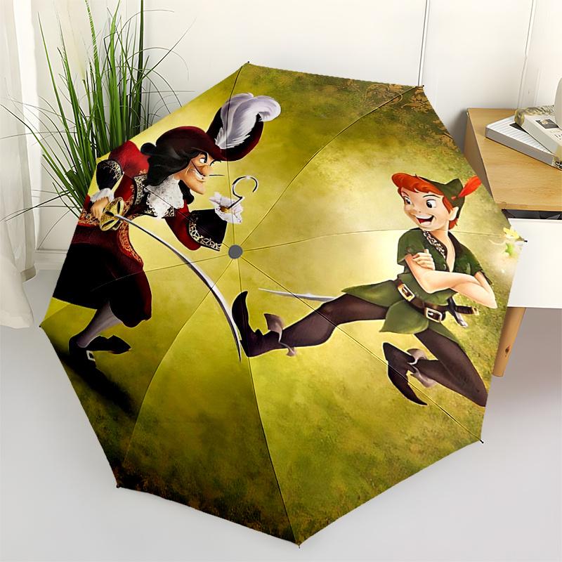 

Tinker bell Themed Travel Umbrella-8 Ribs Automatic Opening and Closing, Portable Folding Design, Compact and Stylish Umbrella