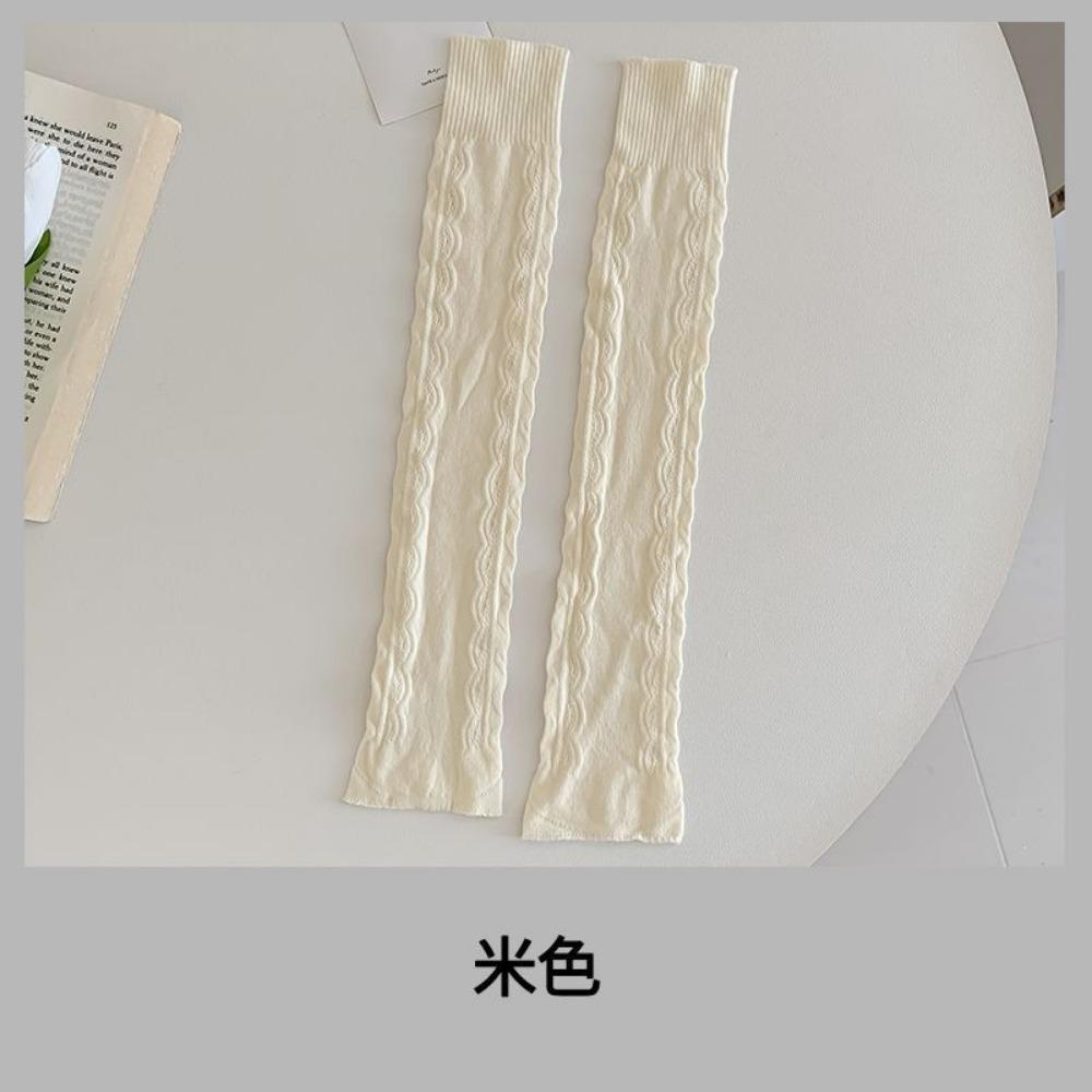 Japanese Pure Desire White Lace Calf Socks Women's Middle Tube Love Summer Thin Simple Thin Legs Ins Tide Outer Wear