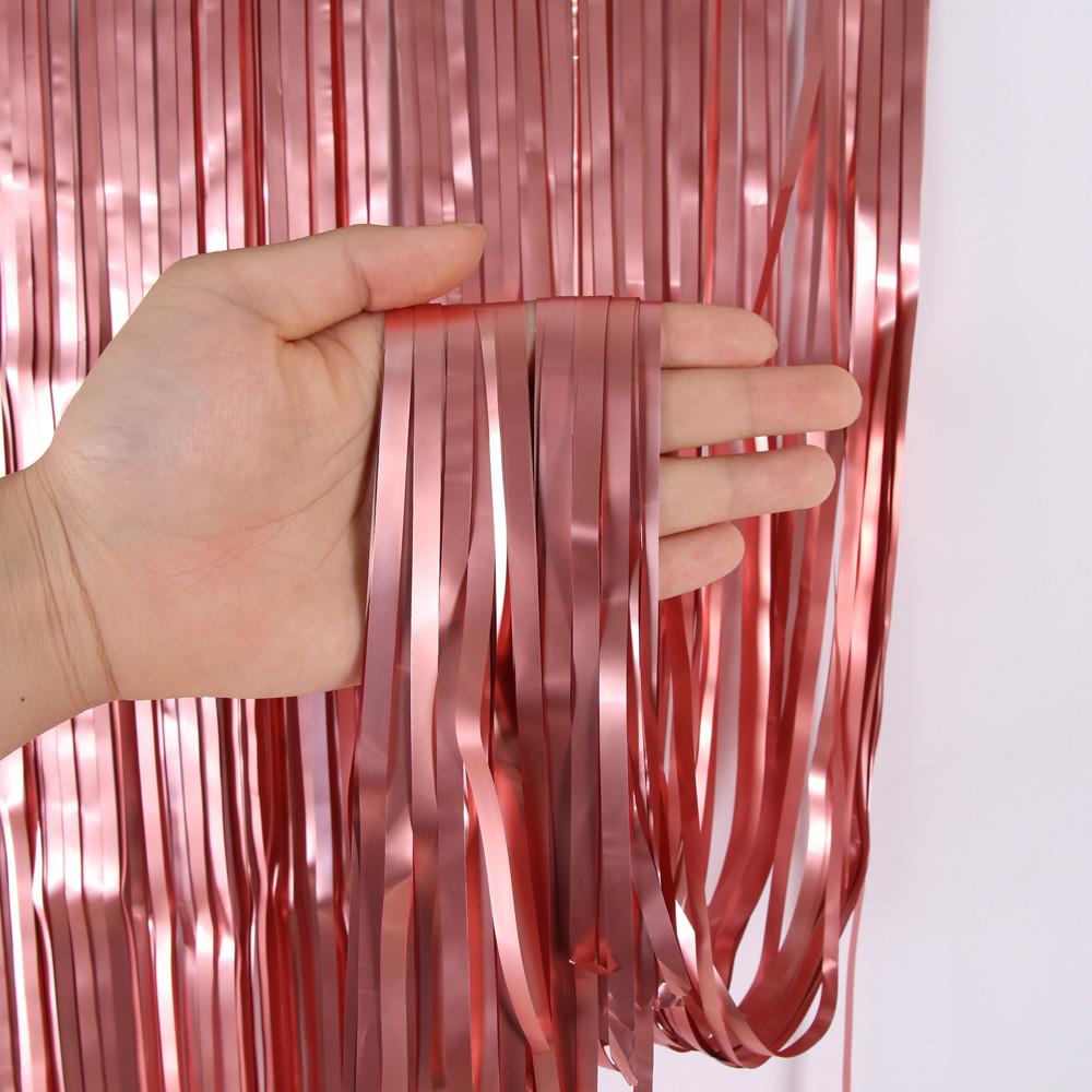 1x2m Elegant Matte Colorful Rain Curtain For Stunning Birthday Wedding Party Decorations