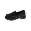 Maogu Women Leather Shoes Girls Japanese School Shoe College Gothic High Quality Loafers for Women Black 2024 Zapatos De Mujer