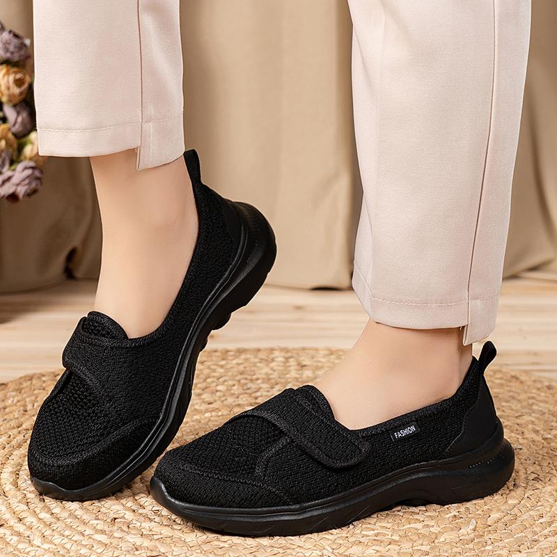 Beige Women Mesh Casual Shoes Non-Slip Breathable Hiking Shoes Wear-Resistant Lightweight Walking Shoes for Indoor Outdoor 42