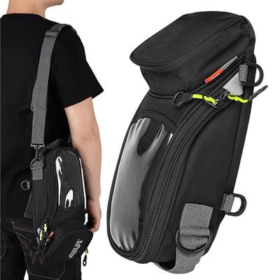 Sac de Réservoir Magnétique Puissant pour Moto Homme Moto Selle Sac Unique Écran Tactile Pour téléphone Grande Capacité