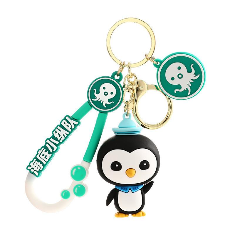 Adorable Octonauts Silicone Keychain Cartoon Figurines For Backpacks And Gifts