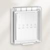 Wall-Mounted Switch Protective Cover Self-Adhesive Enlarged Plastic Socket Waterproof Box 86 Type Electric Plug Cover Bathroom