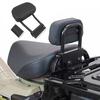 Motorcycle Backrest Cushion Back Pad for Hunter Cub CT125 Trail 125 (2024-2021) - Passenger Seat Rear Backrest [Parallel Import]