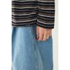 STUDIO TOMBOY Men S MulTi STripe Round Neck Long Sleeve T ShirT 9176322980ar