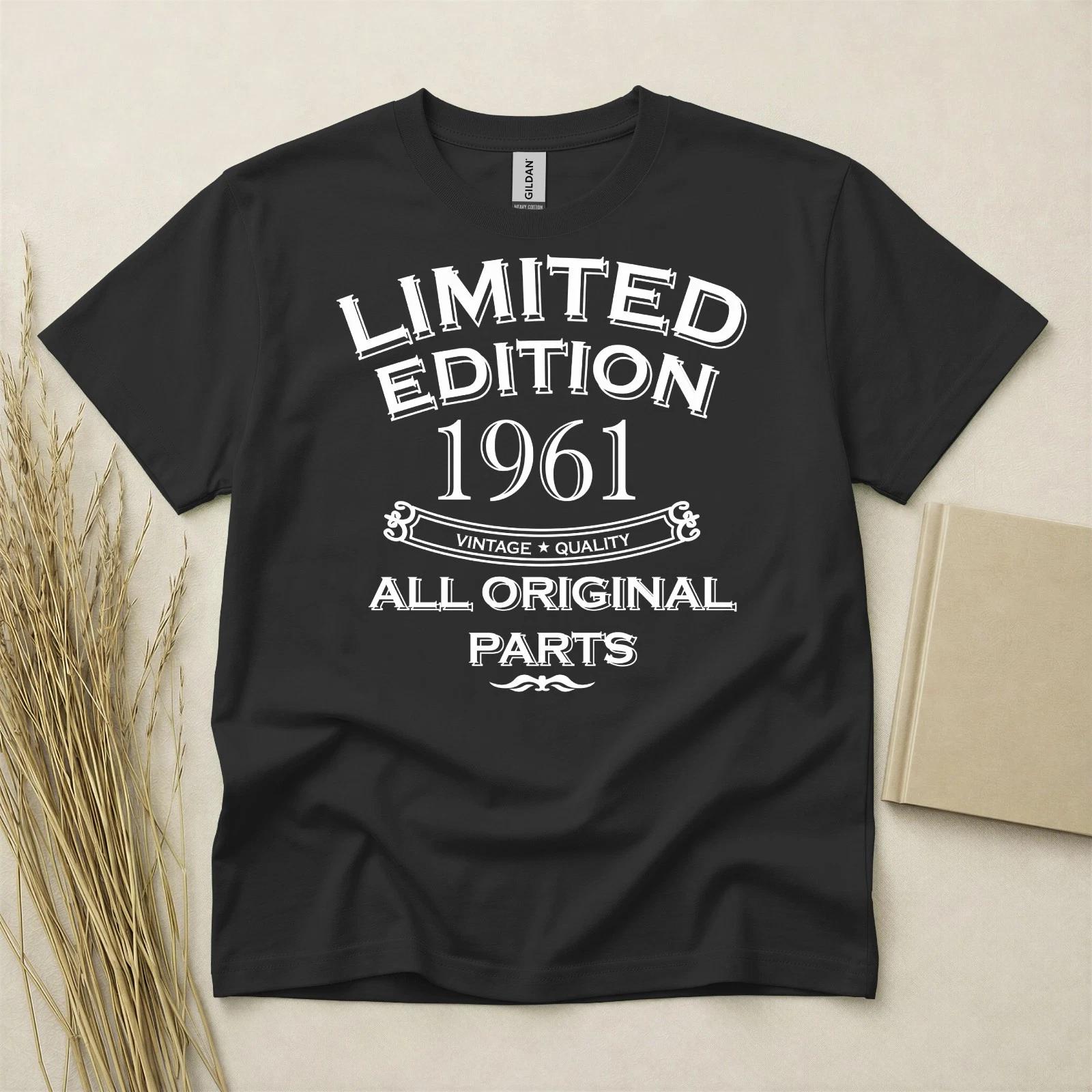 65th Birthday TShirt Born In 1961 65 Years Old Gifts Vintage Limited Edition Tee XL