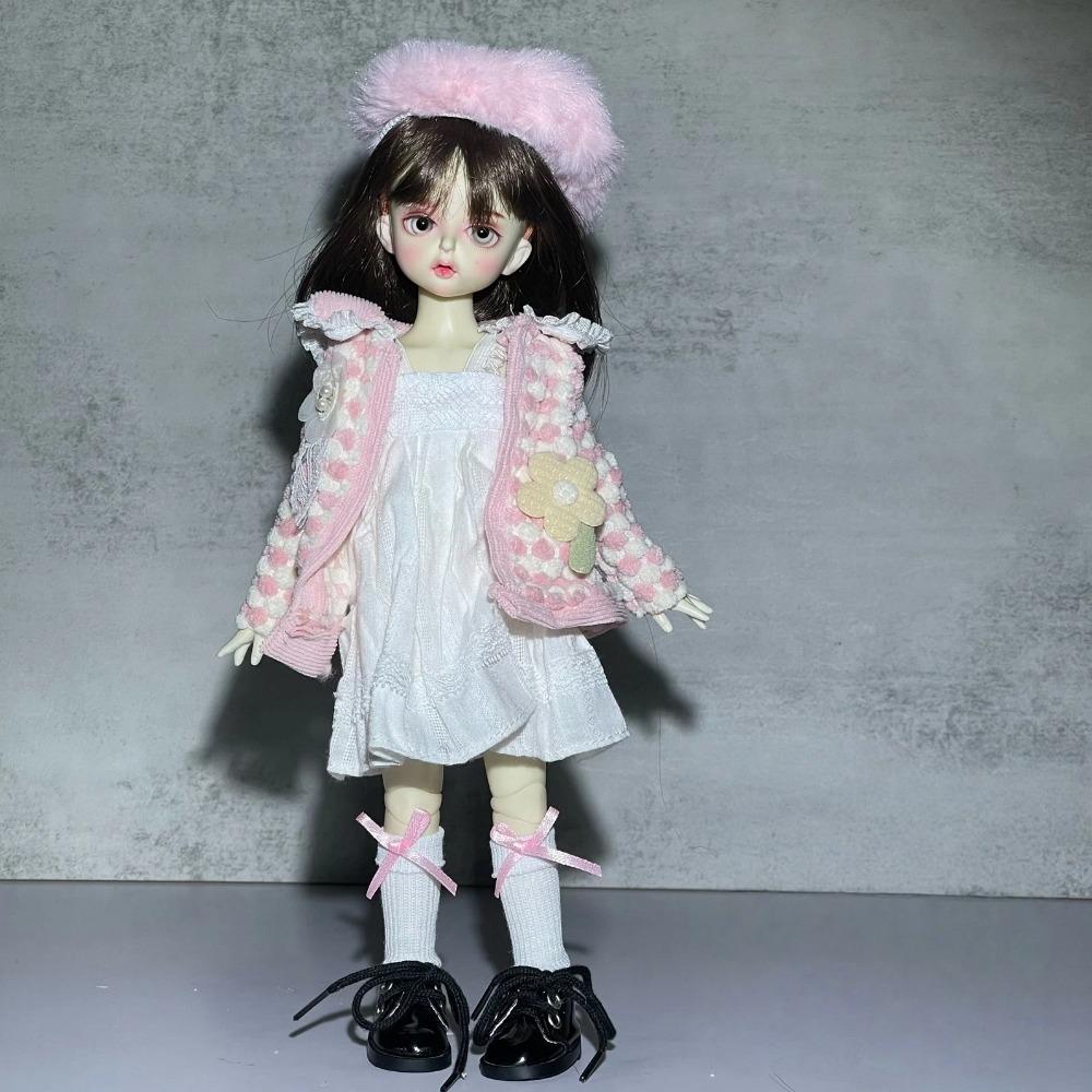 Niedliches 30cm Puppenoutfit Ersatzkleidung 1/6 BJD Puppe Prinzessinnenkleid Set Sweet Lolita Dienstmädchenkleidung Puppenzubehör Mädchengeschenk