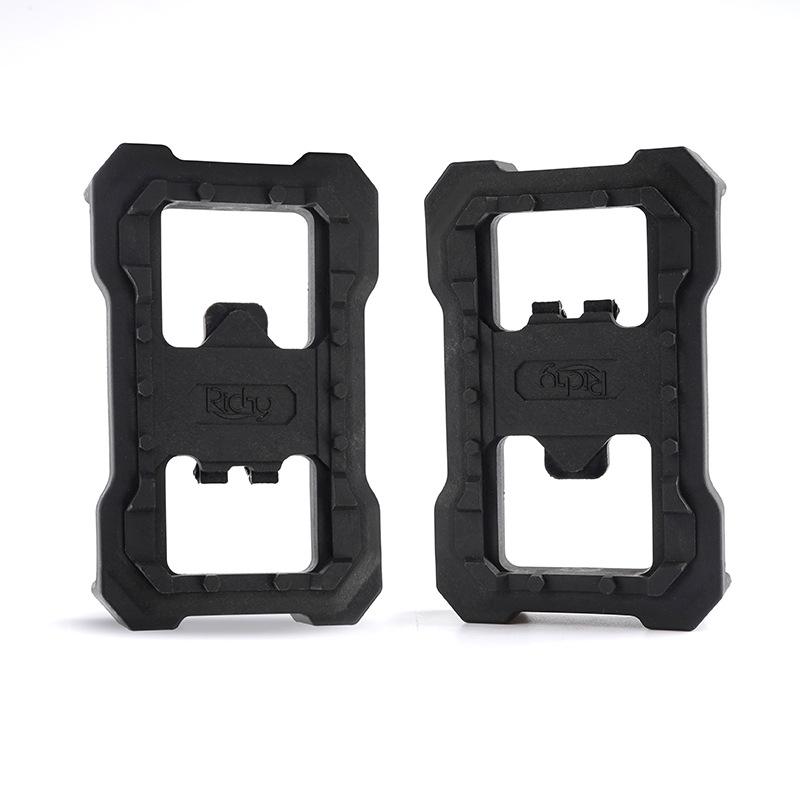 MTB Pedal Converter Bicycle Clipless Pedals converter to flat peda Mountain Bike Pedal Adapter for Shimano M520/M540/M8000/M9000 Black-1 Pair