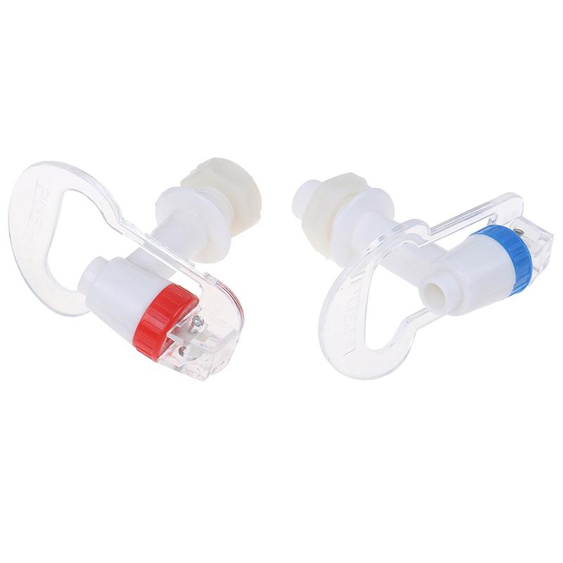 2Pcs Red Blue Water Dispenser Plastic Push Water Tap Replacement