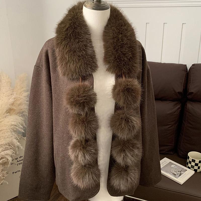 Long Faux Fox Fur Scarf Women Winter Warm Soft Furry Scarves Casual Lady Outdoor Neck Warmer Collar