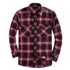 Men's Casual Fashion Plaid Long Sleeve Shirt Men's Pocket Button Shirt