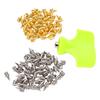 100PCS Track Spikes Alloy Steel 1Celsius4 Inch Track Shoe Spikes Replacement with Spike Wrench for Sprint Sports Running