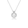 S925 Silver Bead Floral Freshwater Pearl Necklace with Bowknot Diamond Design - Elegant, Luxurious, & Versatile Clavicle Chain
