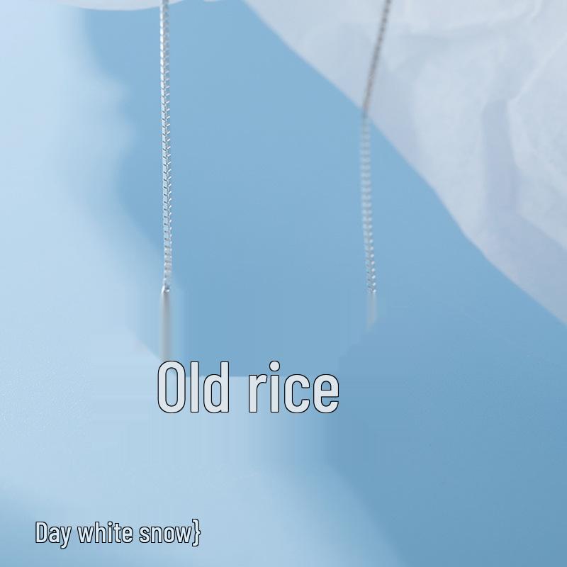 Korean Style Minimalist Tassel Snowflake Earrings for Women - Handmade Christmas Gift