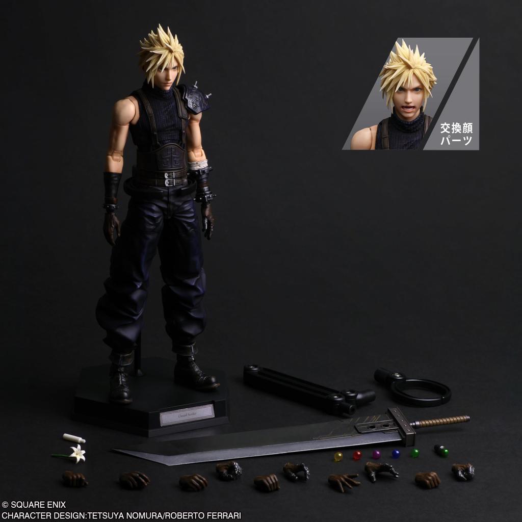 Square Enix Final Fantasy VII Rebirth PLAY ARTS Kai Cloud Strife Actionfigur
