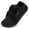 HOBIBEAR Boys Girls Barefoot Shoes Hook Loop Wide Toe Sneakers Mesh Lightweight Breathable Shoes(Toddler/Little/Big Kid)