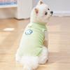 Puppy Embroidered Teddy Vest Summer Cute Dog Clothes Hollow Out Breathable Pomeranian Pullover Fashion Mesh Maltese T-Shirt