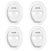 4pcs Silicone Car Door Lock Buckle Protector Cover Accessories For Nissan Nismo Almera Tiida Juke Teana Qashqai 350Z 370Z GTR