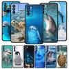 Ocean Animal Dolphin Phone Case For OPPO Find X5 A54 A53 A52 A9 2020 A16 A15 A95 A76 A74 A12 Reno7 SE Reno6 Pro Plus 5G Cover