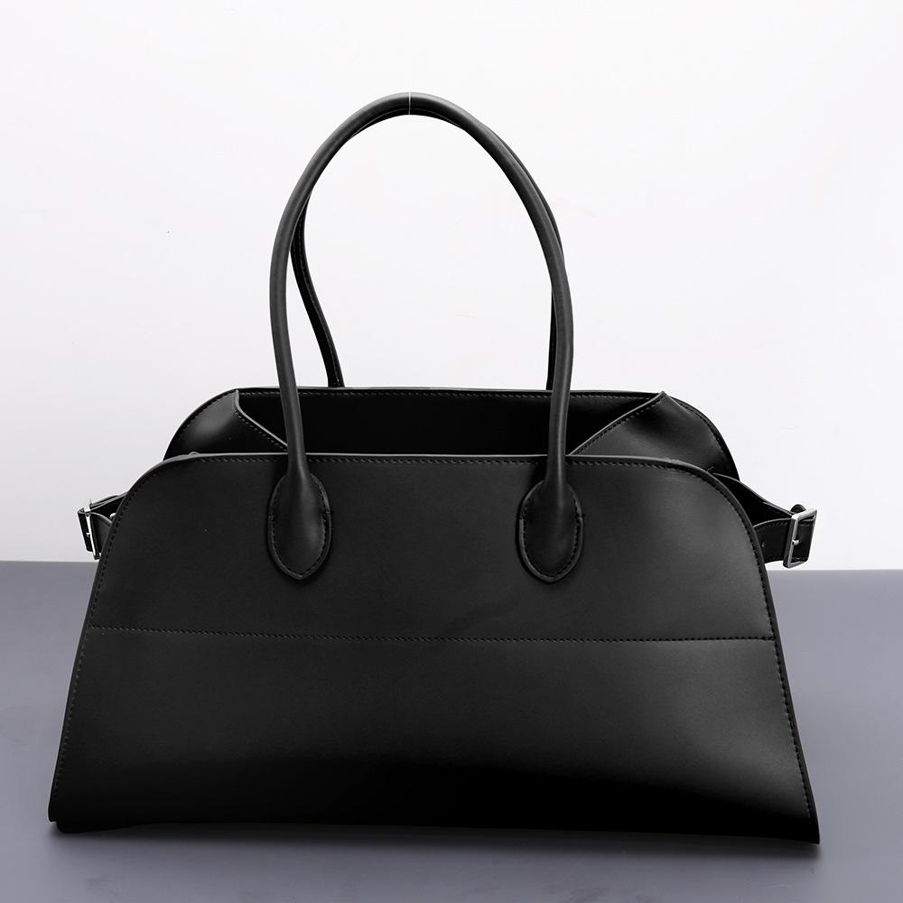 Niszowy Design Skórzana Minimalistyczna Styl Old Money Przenośna Torba na Ramię Listonoszka Damska Skóra Bydlęca Dojazdy Duża Torba Torba Tote