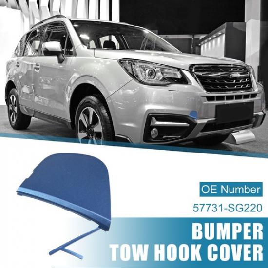 57731-SG220 Front Right Bumper Tow Hook Cover for Subaru Forester 16-18 Blue