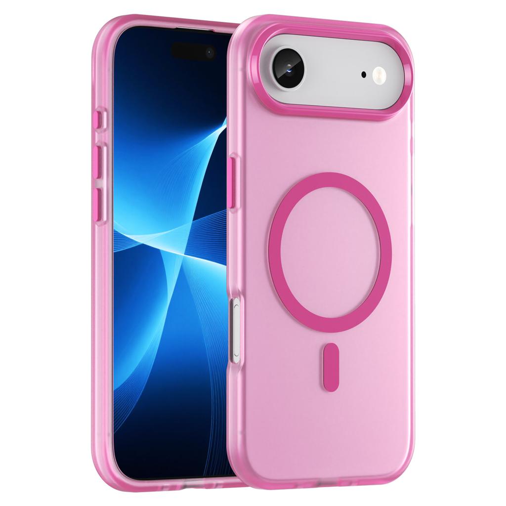 For iPhone 17 Air Case Compatible with MagSafe TPU+PC Slim Matte Translucent Phone Cover