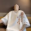 Short Sleeve T-shirt Men's Summer American Retro Heavy Weight Cotton China-Chic Large Loose Half Sleeve T-shirt