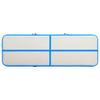 Inflatable Gymnastics Mat with Pump 300 x 100 x 20 cm PVC Blue