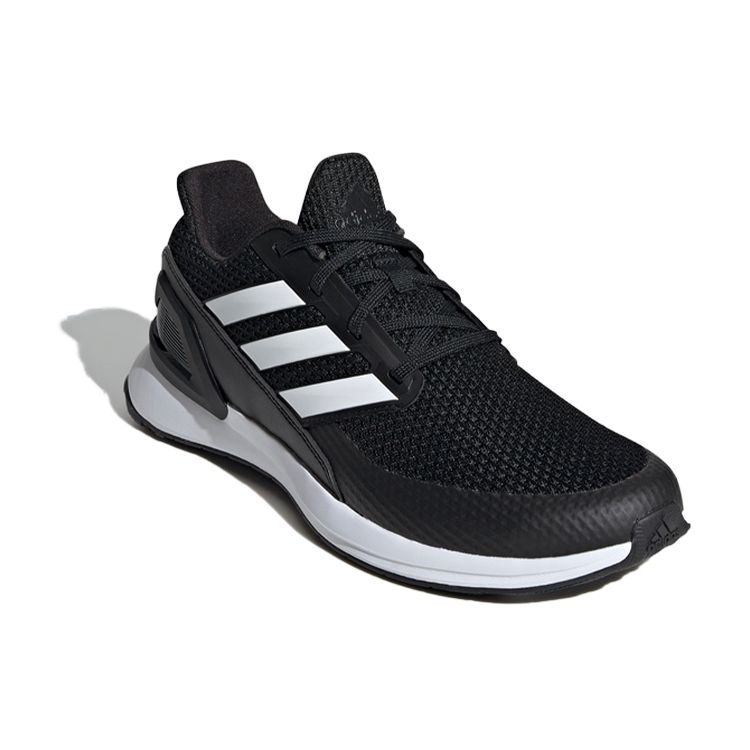 Adidas Rapidarun Run Casual Cushioning Low-Top Running Shoes Unisex Sneakers Black White FY5306