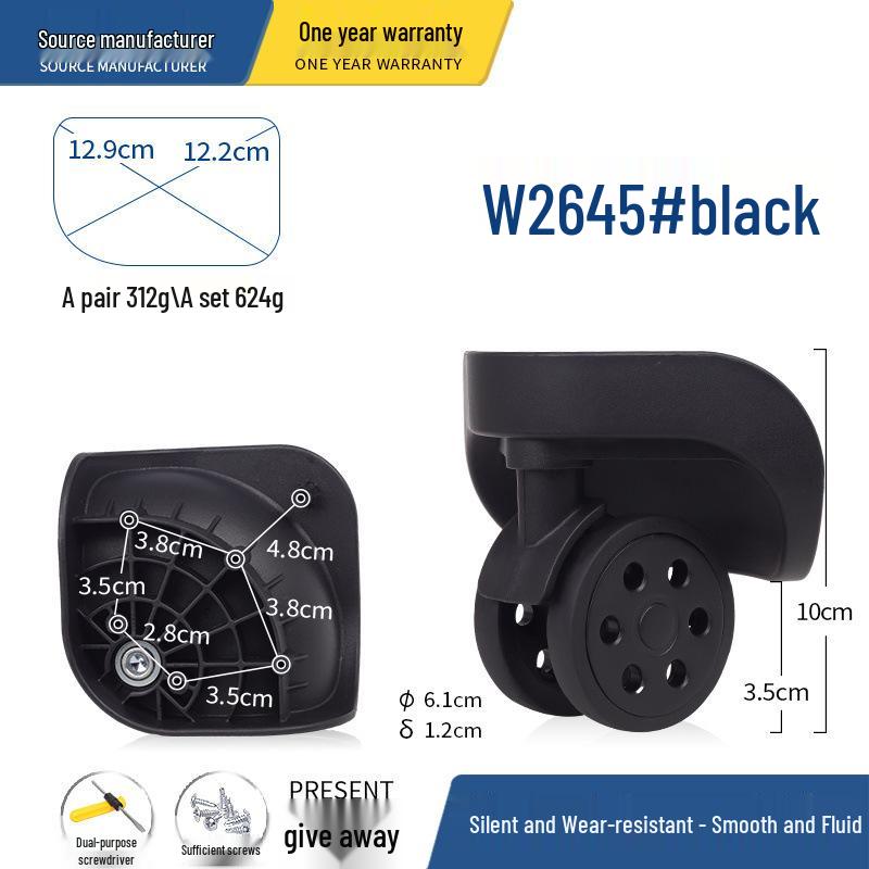 Rodas de Substituição Universal para Malas e Malas de Trolley