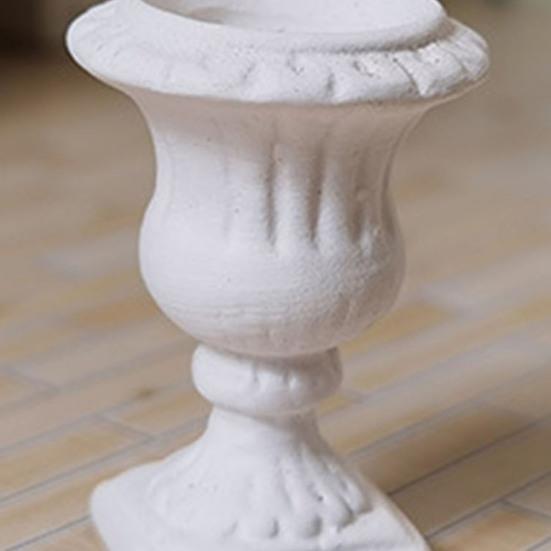 High Simulation Miniature Doll House Ceramic Roman Column for Dollhouse Decoration