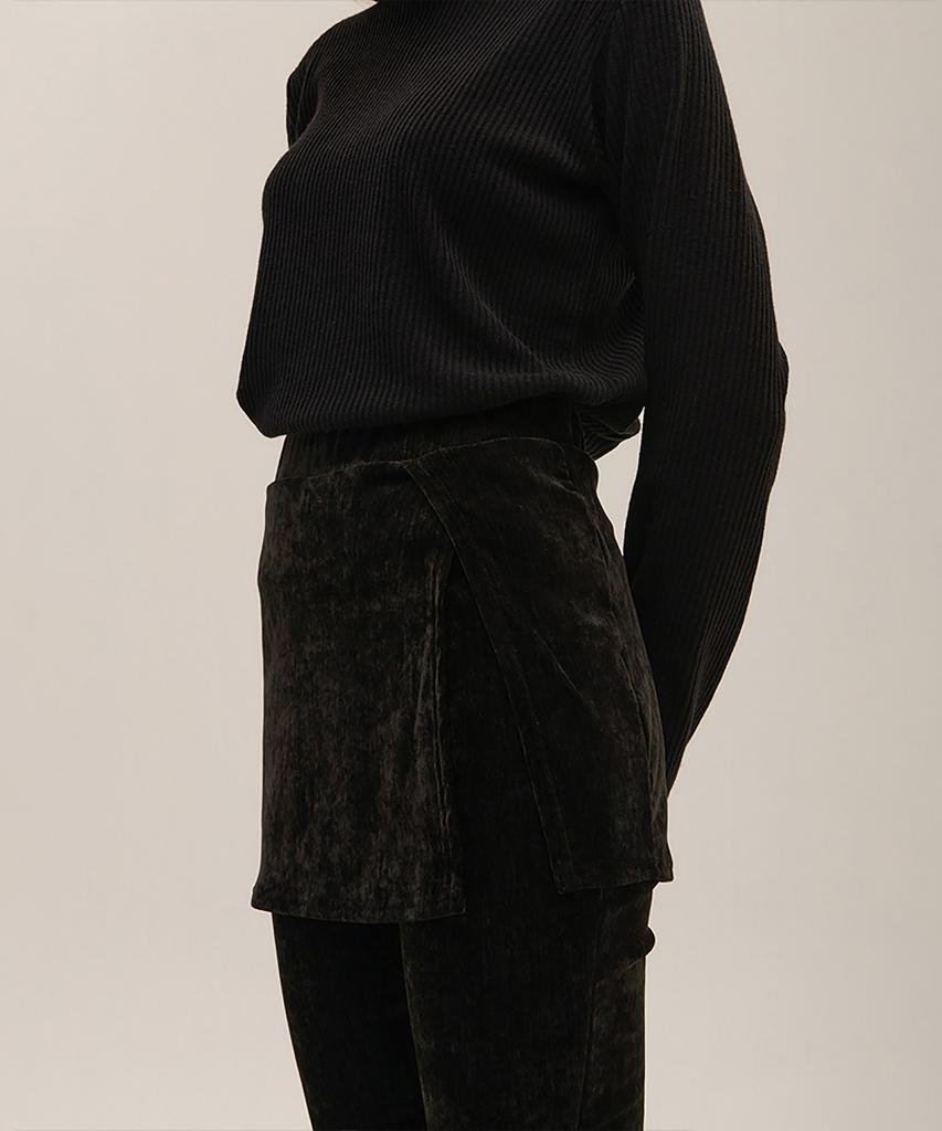 Kamino Velvet Fleece-Lined Bootcut Training Pants Black