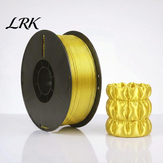 Silk PLA Filament 3D Printer Filament, 1Kg Spool, 1.75mm, Neatly Wound Satin Metallic Printing Fit Most FDM Printers