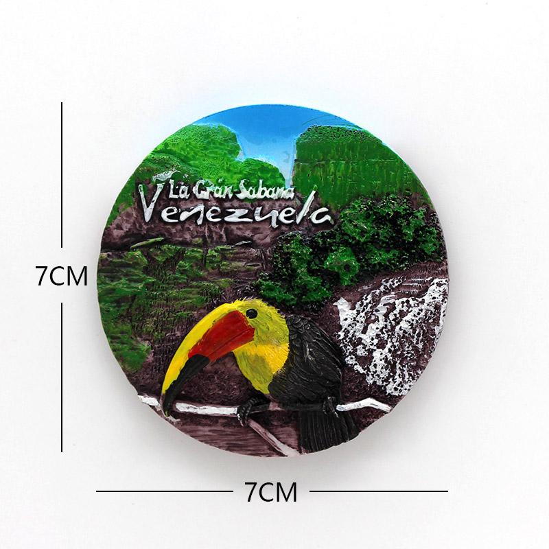 Βραζιλία τουριστικό αξιοθέατο σουβενίρ 3D μαγνητάκια ψυγείου κολλημένα στο ψυγείο Γέφυρα Γκόλντεν Γκέιτ Ταϊλάνδη Παρίσι Μονακό παγκόσμιος τουρίστας