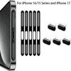 For iPhone 16/15 Series and iPhone 17 Charging Port Speaker Dust Plugs USB C Port Cover Caps Anti Dust Protector Kit.2