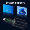 Bluetooth 5.4 900Mbps WiFi Dongle 4 Antenna Wireless Network Card  Wireless Networking