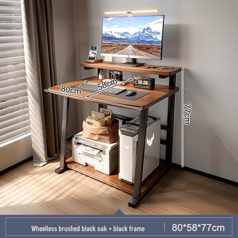 Kompakter mobiler Home-Office-Schreibtisch: Kleiner Schreibtisch für Schlafzimmer oder Wohnung