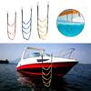 Boarding Soft Ladder Boat Folding Ladder Yacht Boat Side Hanging Ladder Rubber Boat Portable Boat Accessories 3/4/5 Step Boat Rope Ladder
