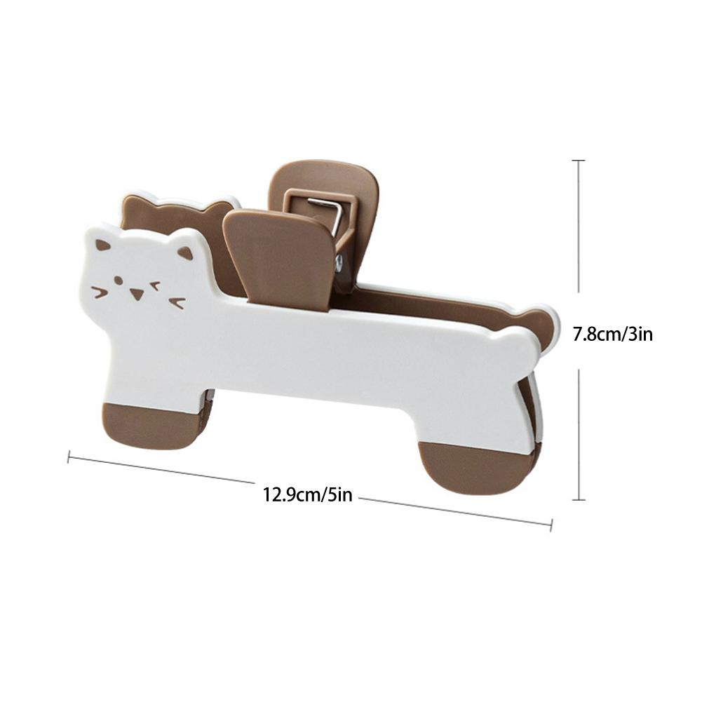 Cat Shape Plastic Book Clip Portable Reading Page Holder Bookmark for Book Lovers College Students Stationery Supplies