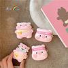 Maiale Rosa 3D Per Apple Airpods Pro 2 Custodia Carina Airpods 1 2 3 Pro Custodia per Auricolari Copertura per Cuffie Ricarica Wireless