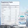 Magnesium, Calcium, Zinc, and Vitamin D Complex Nutritional Capsules: Minerals, Muscle Support, Strong Bones, Suitable for Adults