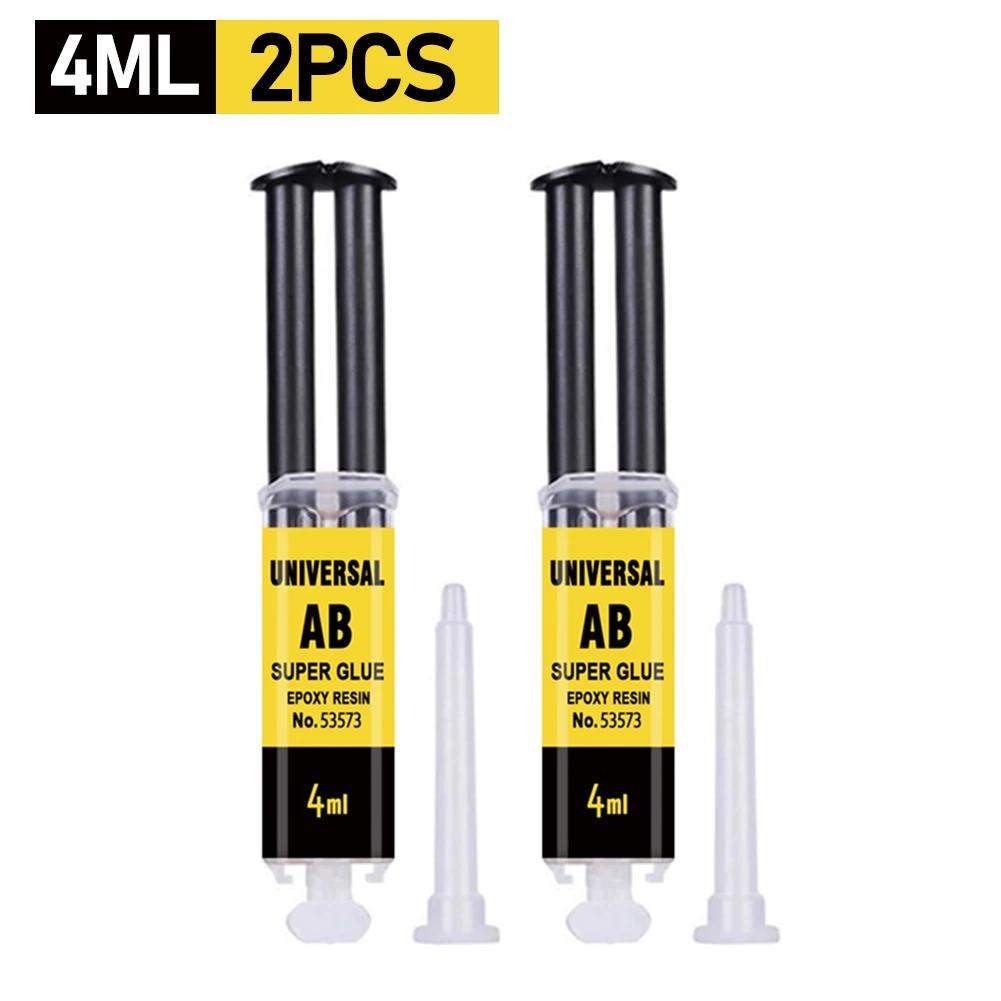 Adesivi Super AB Resina Epossidica Liquida Forte Adesivo Metallo Vetro Ceramica Legno Strumenti di Riparazione Adesivi Adesivi ad Asciugatura Rapida