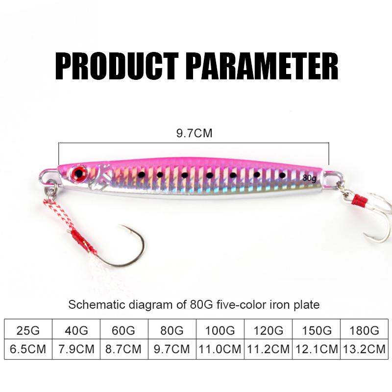 

Рыболовная приманка Медленное падение Микролитой металлический джиг Микроджиг Береговой бросок Джиггинг Ловля рыбы на блесну Скалистые приманки для соленой воды