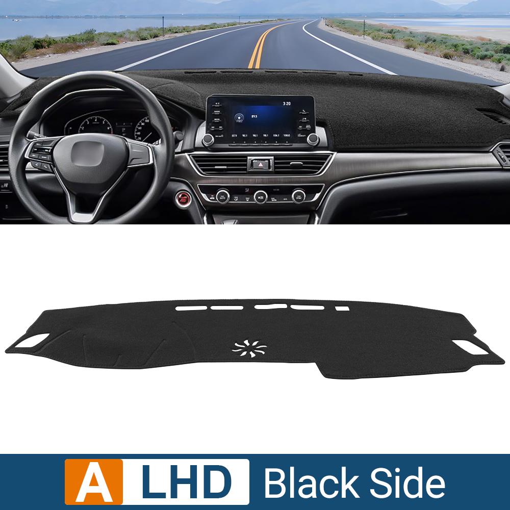 Car Dashboard Cover For Honda Accord 10th 2018     trument Desk Sun Shade Mat Dash Non-slip Pad Accessories A LHD Black Side