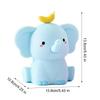 Elephant Night Light Silicone Dimmable Touch Control Night Lamp 2-Level Dimmable Rechargeable Auto-Off Timer Night Lamp